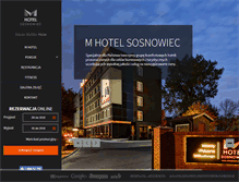 Tablet Screenshot of mhotelsosnowiec.pl